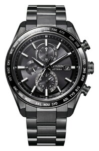 CITIZENbV`Y ATTESAiAebTj dGREhCudgvm\[[dgvn _CNgtCg ACT Line Black Titanium Series AT8294-59E