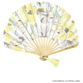 ワールドパーティー｜WPC. Patterns ギフトボックス入り扇子 サンリオキャラクターズ×Wpc. フラワーウォール／イエロー（ポムポムプリン） W084-SA27-204