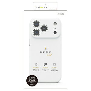 �g���j�e�B�bTrinity iPhone 17 Pro Max �P�[�X [NUNO] MagSafe�Ή� �w�ʃV���R�����U�[ �P�[�X �z���C�g TR-IP25L3-NNSL-SIWT