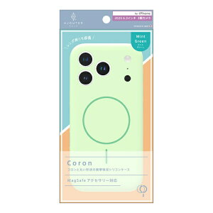�g���j�e�B�bTrinity iPhone 17 Pro �P�[�X ajouter �A�W���e [Coron] MagSafe�Ή� �������݌v �Ռ��z���V���R�� �P�[�X �~���g�O���[�� AJ-IP25M3-CR-MGR