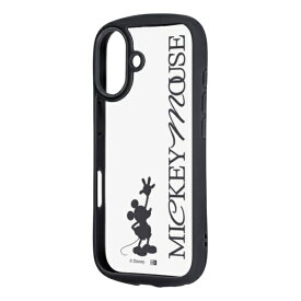 レイアウト｜rayout iPhone 17 ケース ディズニー / Puffull 衝撃吸収 バンパー ハイブリッドケース / ミッキーマウス _シルエット_B RC-DP52CMD2B/MK63_IF01