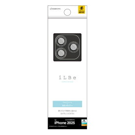 ラスタバナナ｜RastaBanana iPhone 17 Proレンズフィルム iLBE ガラス アルミフレーム単眼 ラメ ブラック