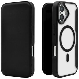 ラスタバナナ｜RastaBanana iPhone 17（6.3インチ） ケース ハイブリッド手帳 磁力充電対応 ブラック 8865IP5ABHPMBK