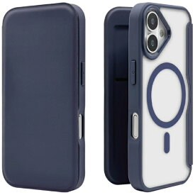 ラスタバナナ｜RastaBanana iPhone 17（6.3インチ） ケース ハイブリッド手帳 磁力充電対応 ネイビー 8866IP5ABHPMNV