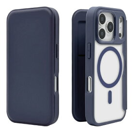 ラスタバナナ｜RastaBanana iPhone 17 Proケース ハイブリッド 手帳 磁力充電対応 ネイビー