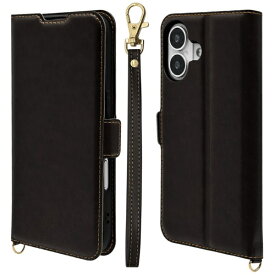 ラスタバナナ｜RastaBanana iPhone 17（6.3インチ） ケース 薄型手帳 ハンドストラップ付き ブラック 8856IP5ABSMHBK