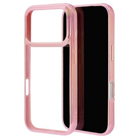 ラスタバナナ｜RastaBanana iPhone 17 Proケース aurora TPU×PC オーロラフレーム ピンク×クリア