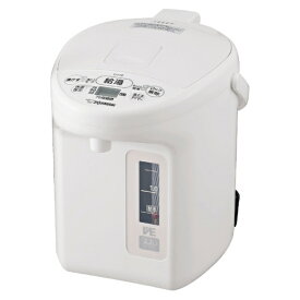 象印マホービン｜ZOJIRUSHI VE電気まほうびん 優湯生 ホワイト CV-TF22 [2.2L /蒸気セーブ機能つき]