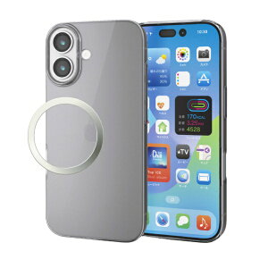 ELECOMbGR iPhone 17 P[X n[hP[X ɔ 0.6mm ^Ot ubN