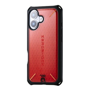 ELECOM�b�G���R�� iPhone 17 �P�[�X ZEROSHOCK D3O ���b�h PM-A25AZEROD3RD