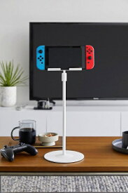 山崎実業｜Yamazaki 高さと角度が調節できるタブレットスタンド スマート ホワイト 1433