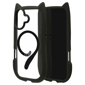 ラスタバナナ｜RastaBanana iPhone 17ケース mimi 猫耳 TPU×PC 磁力充電対応 BK ブラック