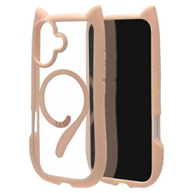 ラスタバナナ｜RastaBanana iPhone 17ケース mimi 猫耳 TPU×PC 磁力充電対応 SPK ピンク