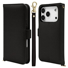 ラスタバナナ｜RastaBanana iPhone 17 Proケース ハンドストラップ手帳 ブラック