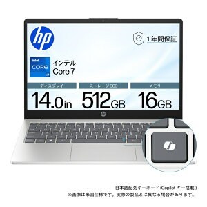 HPbGC`s[ HP14/14/C7-150U/16/512/w11 HP14 i`Vo[ BJ0M0PA-AAAA [14.0^ /Windows11 Home /intel Core 7 /F16GB /SSDF512GB /2025N9f]