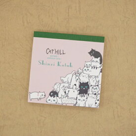 木野瀬印刷 キャットヒル ブロックメモ ピンク BM-01032