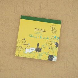 木野瀬印刷 キャットヒル ブロックメモ イエロー BM-01033