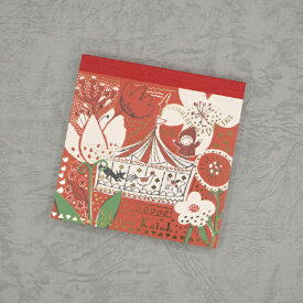 木野瀬印刷 赤ずきん ブロックメモ メリーゴーランド BM-01044