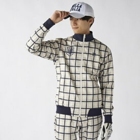 フィラゴルフ｜FILA GOLF メンズ 透湿撥水ボンディングブルゾン オフホワイト 785208 [メンズ /LLサイズ]【返品交換不可】