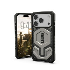 UAG�bURBAN ARMOR GEAR iPhone 17 Pro�p �P�[�X MagSafe�Ή� MONARCH PRO �`�^�� UAG-IPH25MA-PMS-TI