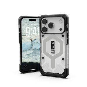 UAG�bURBAN ARMOR GEAR iPhone 17 Pro�p �P�[�X MagSafe�Ή� PATHFINDER CLEAR �A�C�X�V���o�[ UAG-IPH25MA-MS-I/S