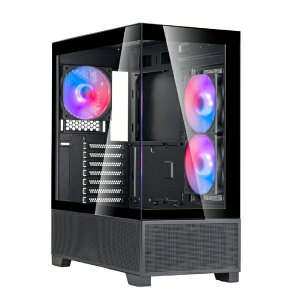 SilverStonebVo[Xg[ PCP[X [ATX /Micro ATX /Mini-ITX] Lucid 05 ubN SST-LD05-B-ARGB
