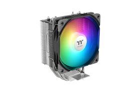 THERMALTAKE｜サーマルテイク CPUクーラー 120mmファン [LGA1851/1700/1200/1156/1155/1151/1150・AM5/AM4/AM3+/AM3/AM2+/AM2/FM2/FM1] UX400 ARGB Air cooler ブラック CL-P142-AL12SW-A