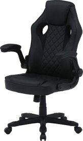 不二貿易｜Fuji Boeki ゲーミングチェア [W655xD630xH1030〜1110mm] シグナル ブラック 16547