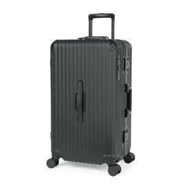 A.L.I｜アジア・ラゲージ スーツケース フレームタイプ 宿泊目安： 7〜9日間 70L 前輪ストッパー 抗菌・抗ウィルス 内装防水ポケット GRANMAX マットブラック GM-056-25