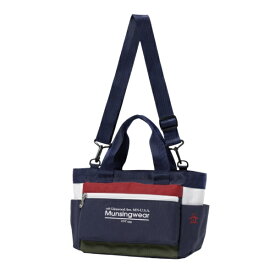 マンシングウェア｜Munsingwear マルチカラーカートバッグ ネイビー MG5FTT41L [高さ21×幅25-35×底マチ13×持ち手高さ14cm /380g]