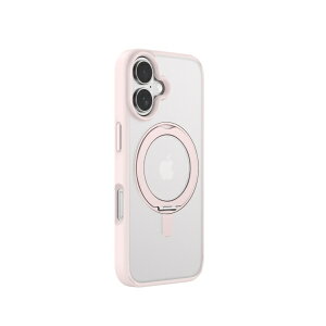 BELEX�b�r�[���b�N�X iPhone 17�P�[�X Eleguard Series Magnetic Shockproof 360°Rotating Stand Case DEVIA �s���N�p�[�v�� BLDVCS11-17-PP