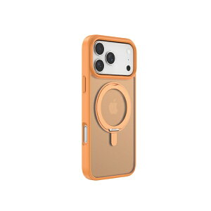 BELEX�b�r�[���b�N�X iPhone 17 Pro�P�[�X Eleguard Series Magnetic Shockproof 360°Rotating Stand Case DEVIA �I�����W BLDVCS11-17PR-OR