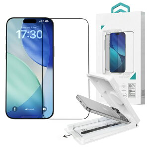 BELEX�b�r�[���b�N�X iPhone 17 Pro Max �t�B���� Van Series Crystal Diamond Hardness Tempered Glass(With Assist Tool) DEVIA �u���b�N BLDVGL07-17PM-DT