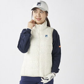 フィラゴルフ｜FILA GOLF レディース ライトダウンベスト オフホワイト 795241 [レディース /Lサイズ]【返品交換不可】
