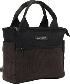 プーマ｜PUMA ゴルフ コーデュロイミックス ラウンドトートバッグ PUMA BLACK 92496 [6L /W25×H23×D11cm]
