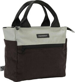 プーマ｜PUMA ゴルフ コーデュロイミックス ラウンドトートバッグ PUMA BLACK×GRAY ECHO 92496 [6L /W25×H23×D11cm]