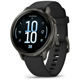 【エントリーで最大2万ポイント当たる｜4/23まで】 GARMIN｜ガーミン スマートウォッチ Venu 4（ヴェニュー4）41mm AMOLEDディスプレイ【心電図（ECG）アプリ】 Slate / Black 010-03013-32【Suica対応】