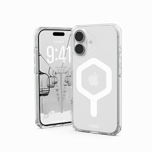 UAG�bURBAN ARMOR GEAR iPhone 17�p �P�[�X MagSafe�Ή� PLYO �A�C�X�z���C�g UAG-IPH25MB-YMS-I/W