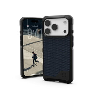 UAG�bURBAN ARMOR GEAR iPhone 17 Pro�p �P�[�X MagSafe�Ή� METROPOLIS LT �P�u���[�}���[�h UAG-IPH25MA-FLM-KM