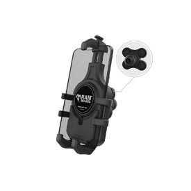 ラムマウント｜RAM MOUNTS クイックグリッププロ クレイドルホルダー(M) 防振ダンパーボール付 1インチボール 【Vibe-Safe】 RAM-HOL-PD5BVU