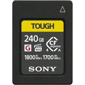 【エントリーで最大2万ポイント当たる｜1/20まで】 SONY｜ソニー CFexpressカード　Type A TOUGH(タフ) CEA-Gシリーズ [240GB] CEA-G240T