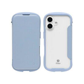 HAMEE｜ハミィ iPhone 17 iFace Reflection ダイアリー ポリカーボネート クリアケース ペールブルー [手帳型ケース]
