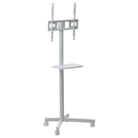 B.Bファニシング｜B.B FURNISHING キャスター&棚付きテレビスタンド Huit(ユイット) ホワイト ONTV0362KIWHT