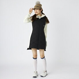 フィラゴルフ｜FILA GOLF レディース 中綿ワンピース ブラック 795403 [レディース /Lサイズ]【返品交換不可】