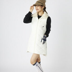フィラゴルフ｜FILA GOLF レディース 中綿ワンピース オフホワイト 795403 [レディース /Lサイズ]【返品交換不可】