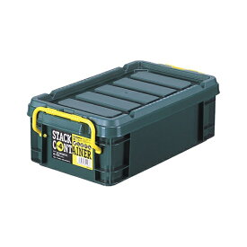 グリーンパル｜GREENPAL 収納ボックス 蓋付き コンテナ 工具 積み重ね 3.6L グリーン 180043