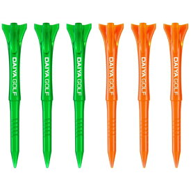 ダイヤコーポレーション｜DAIYA CORPORATION ゴルフティー ストロングティーロング グリーン＆オレンジ TE-4001