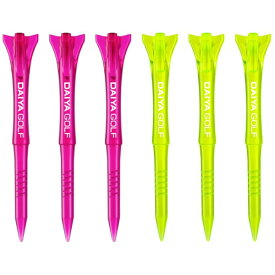 ダイヤコーポレーション｜DAIYA CORPORATION ゴルフティー ストロングティーロング ピンク&イエロー TE-4001