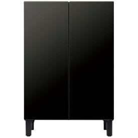 AQUA｜アクア 家具冷蔵庫 LOOC（ルーク） マットブラック AQR-FD7P(K) [60 /72L /2ドア /観音開きタイプ /2025年]