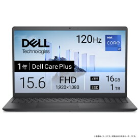 DELL｜デル ノートパソコン Dell 15(DC15250) カーボンブラック ND85-FWBC [15.6型 /Windows11 Home /intel Core i7 /メモリ：16GB /SSD：1TB /2025年秋冬モデル]